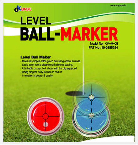 Level Ball-Marker  Made in Korea